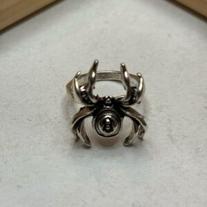 Halloween spider 8 ball ring